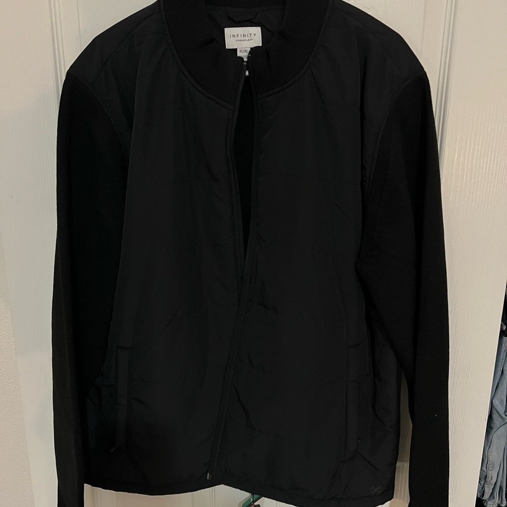 NFINITY Black Bomber Jacket